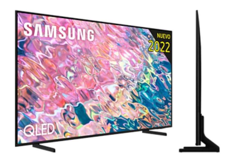 TV Samsung 55" QLED 4K 2022 55Q60B,100% Volumen de color, Quantum HDR10+, Multi View, Modo Juego y Alexa (Tb PcComponentes) - 75" 999€
