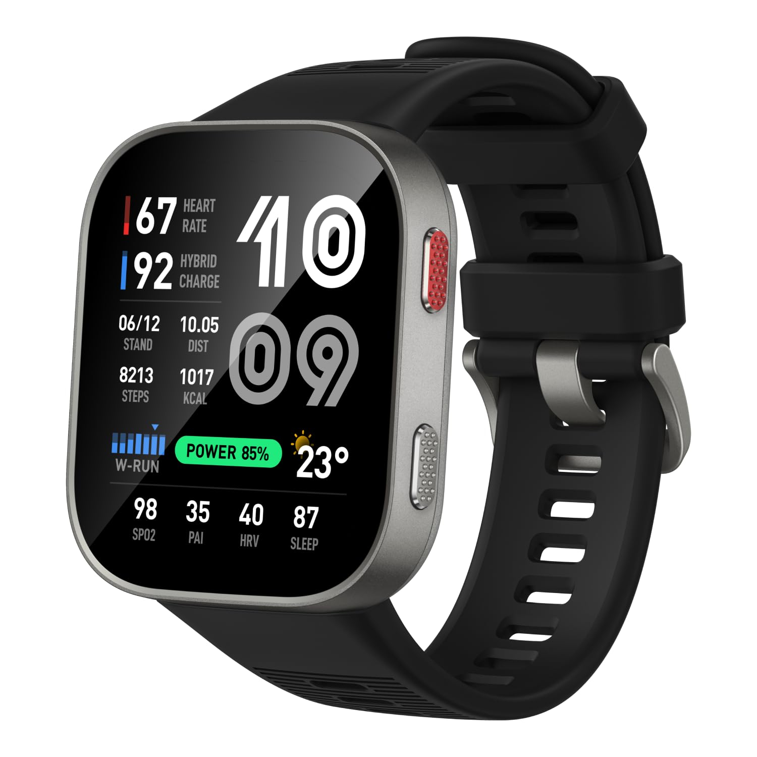 Amazfit Bip MAX 50 mm Smartwatch Reloj Inteligente, Pantalla AMOLED 2,07", hasta 20 Días, GPS & Mapas, 4 GB Almacenamiento, Entrenamiento..