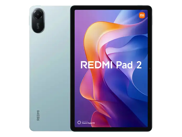 Tablet - Xiaomi Redmi Pad 2, WI-FI, 11" WQHD, 4 GB RAM, 128 GB, MediaTek G100-Ultra, Verde menta