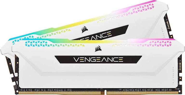 Corsair Vengeance RGB Pro SL 32GB (2x16GB) RAM DDR4 3200 CL16 - Blanco