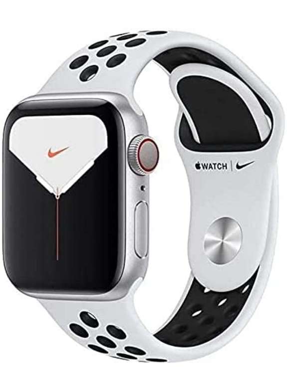 Apple Watch Nike Series 5 GPS 40mm Aluminio Gris con Correa Deportiva Pure Platinum/Negra