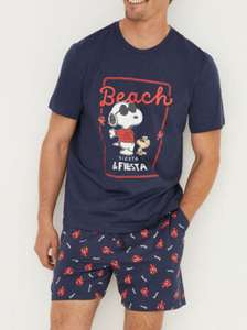 Conjunto de Pijama corto de Snoopy (camiseta y pantalón) - 9,99€ / Todas las tallas (XS a XXL)
