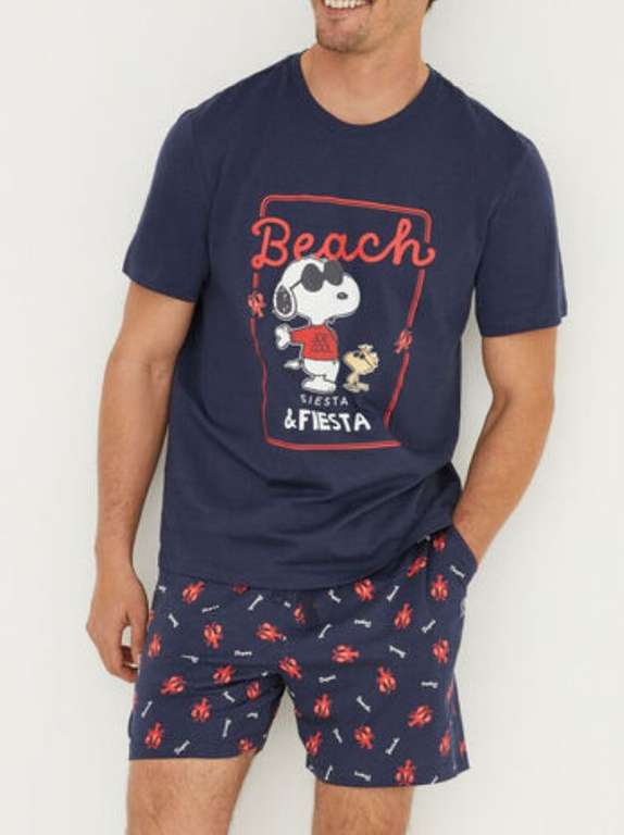 Conjunto de Pijama corto de Snoopy (camiseta y pantalón) - 9,99€ / Todas las tallas (XS a XXL)