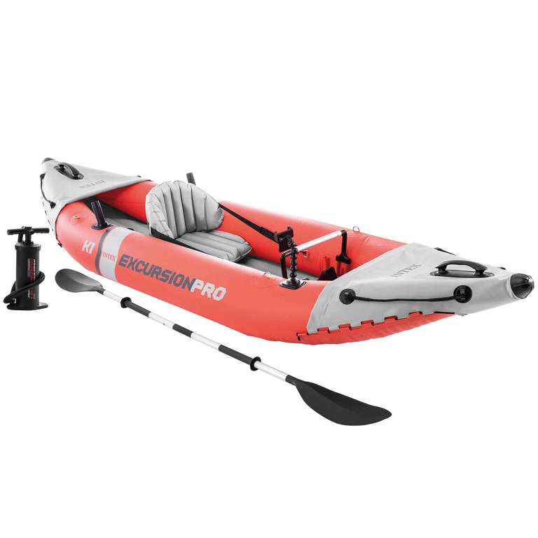 Kayak hinchable INTEX K1 Excursion Pro 1 Remo + Hinchador // INTEX K2 Excursion Pro 2 Remos + Hinchador por 229€