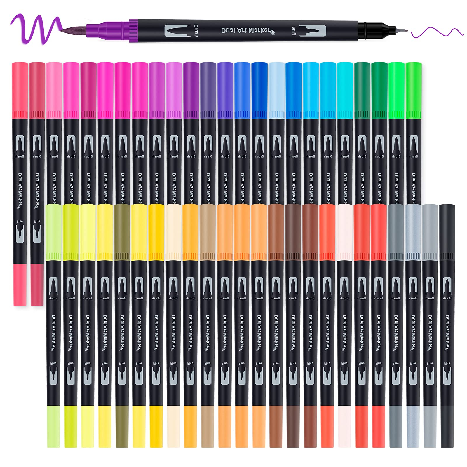 Pack de 48 rotuladores para lettering