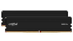 96GB Crucial Pro RAM DDR5 Kit (2x48GB) 5600MHz, Intel XMP 3.0
