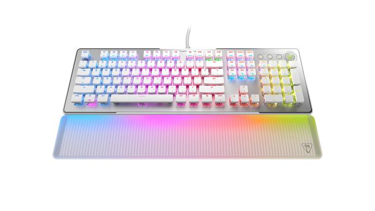 Teclado Mecánico Turtle Beach Vulcan II MAX (Switches Ópticos, RGB, Blanco)