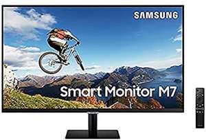 Smart Monitor M7 32", Panel VA 32", resolución UHD 4K (3,840 x 2,160), HDR10, Tizen, Smart Hub, USB Tipo-C, Negro