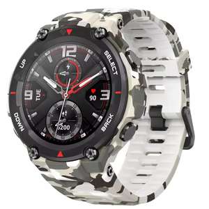 Amazfit T-Rex Reloj Smartwatch 1.3" AMOLED, Reloj Deportivo,20 Días Batería,12 Certificados Militares, GPS Dual,14 Modos de deporte, 390 mAh