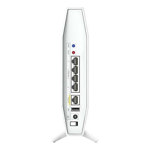 Belkin RT3200 Router WiFi 6 AX3200, Router inalámbrico de Doble Banda rápido, Controles parentales 4 Puertos Gigabit Ethernet