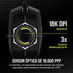 Corsair KATAR PRO XT Ratón ligero Gaming, Botones con Resortes Corsair QUICKSTRIKE, Sensor óptico 18.000 PPP