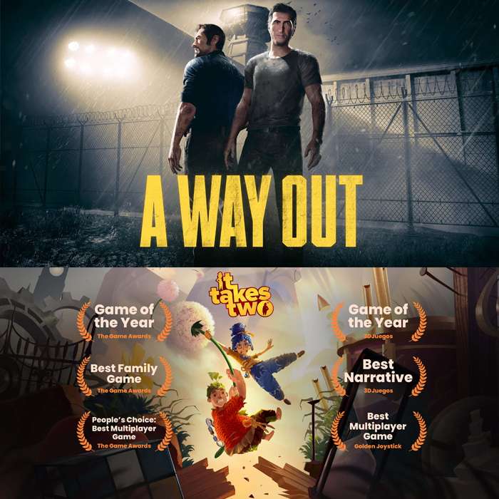 Pack A Way Out + It Takes Two [Steam oficial, También separados]