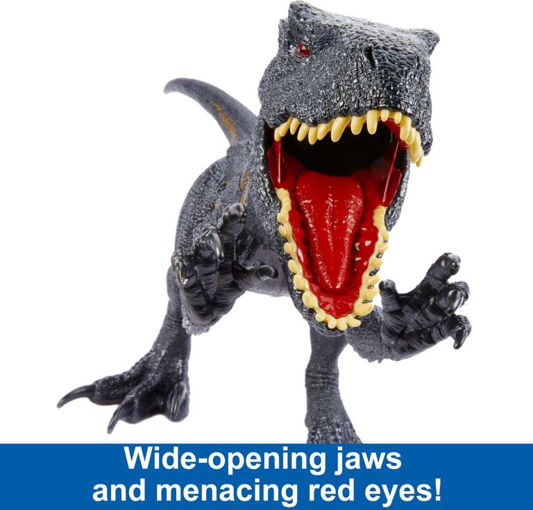 Mattel Jurassic World Super Colosal Indoraptor Dinosaurio gigante de juguete