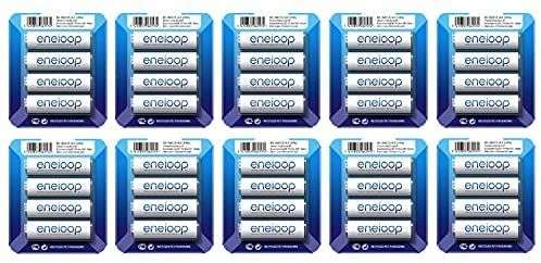 40 baterías PANASONIC ENELOOP HR6/AA 1900MAH