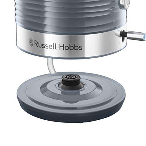 Russell Hobbs Hervidor de Agua Eléctrico Inspire - 1,7 litros, 2400 W, Filtro Extraíble, Zona de Ebullición Rápida, Base de 360°