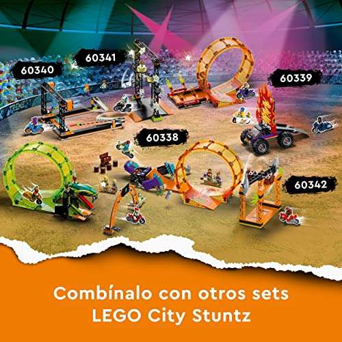LEGO 60338 City Stuntz Rizo Acrobático: Chimpancé Devastador, Set de Construcción (+ en descripción)
