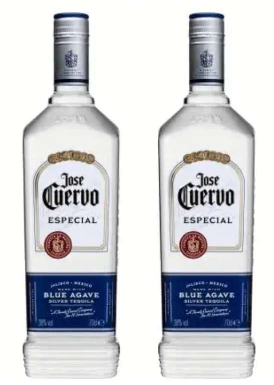 2x Jose Cuervo – Tequila Silver Especial 700ml, 38º – Elaborado especialmente para cócteles. 8'07€/ud