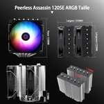 Thermalright Peerless Assassin 120 SE ARGB - Enfriador de CPU (Negro o blanco)