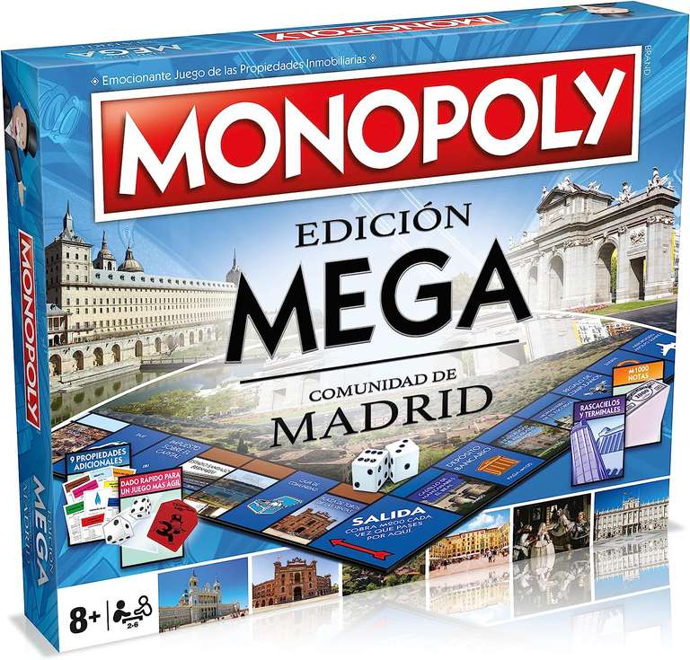 Mega Monopoly de Cataluña o Madrid