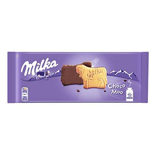 Milka Choco Moo Galletas Recubiertas con Chocolate, 120g