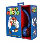 Auriculares Super Mario and Luigi Plegables Y Con Licencia Oficial Nintendo