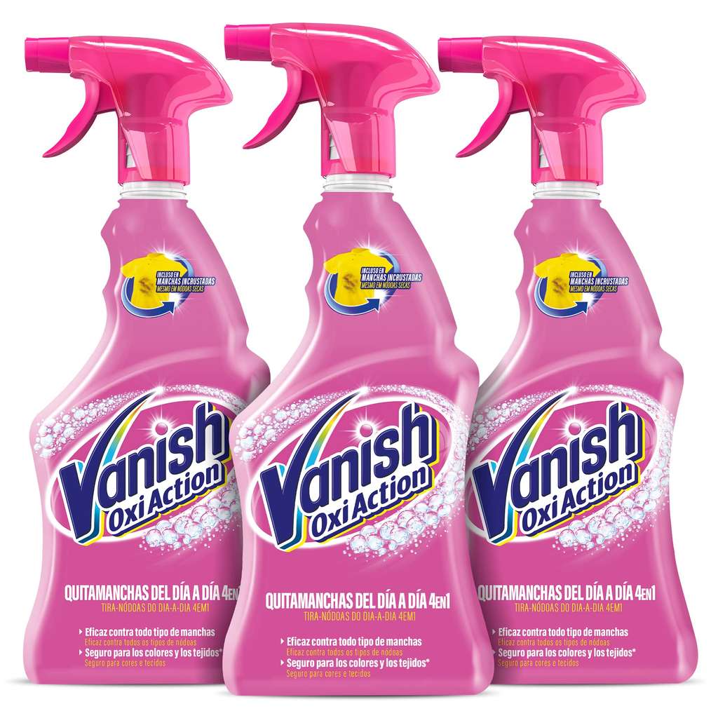 Quitamanchas desengrasante Oxi Action spray 750 ml · VANISH · Supermercado  El Corte Inglés El Corte Inglés