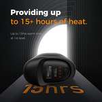 Calentador de Manos Recargable Batería Desmontable, 10000mAh, 4 Niveles Ajustable, hasta 15 Horas de Calefactor