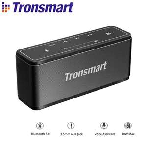 Tronsmart-Mega Altavoz Bluetooth, reproductor de música portátil con Control táctil, asistente de voz, NFC, MicroSD, 40W