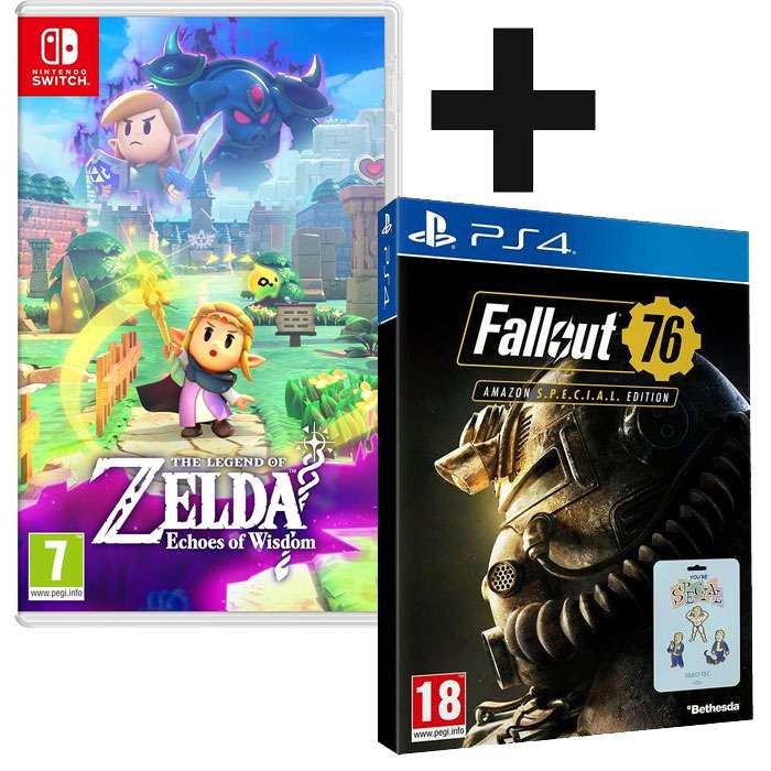 Pack: The Legend of Zelda Echoes of Wisdom + Fallout 76 Amazon Special Edition