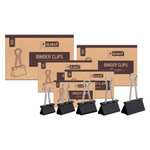 Set de 12 Pinzas Metálicas Plegables – 32 mm – Clips Sujeta papeles hogar y oficina
