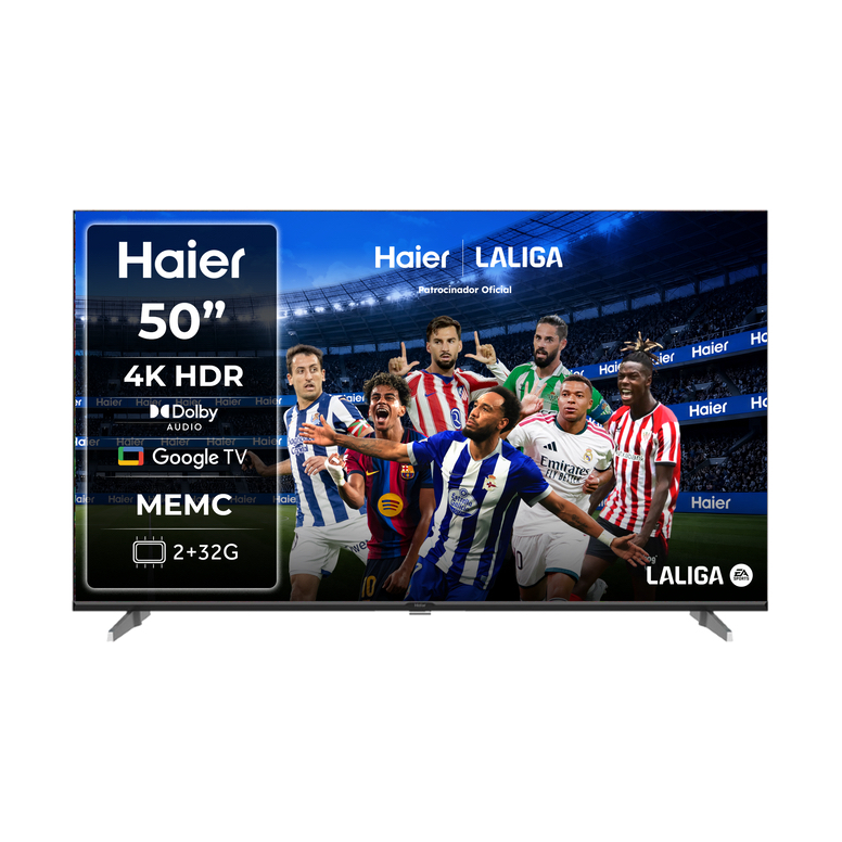 TV 50’ Haier LED H50K85FUX Google TV, resolución 4K