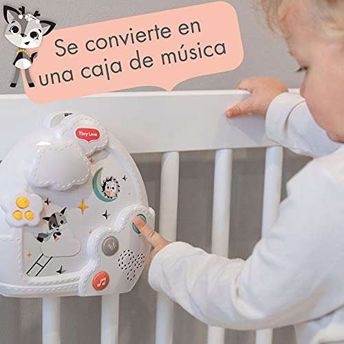 Tiny Love Magica Night Carrusel cuna bebé, Carrusel musical con Proyector de Estrellas y Luz Nocturna, 9 Melodías para 30 minutos de música