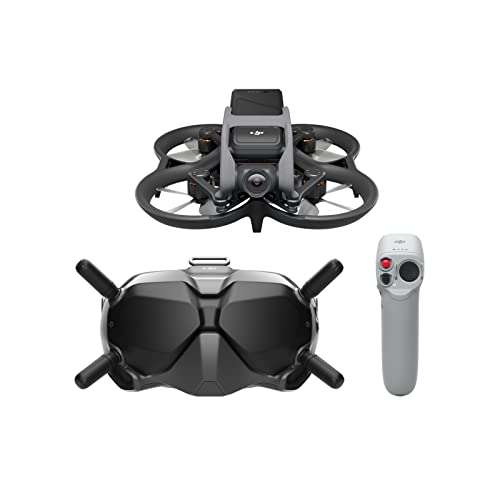 DJI Avata Fly Smart (DJI FPV Goggles V2)-Dron cuadricóptero con vista en primera persona y vídeo 4K estabilizado, FOV de 155°