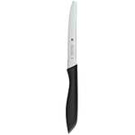 WMF Classic Line - Juego de 6 cuchillos (23 cm, hoja de acero especial, mango de plástico), negro