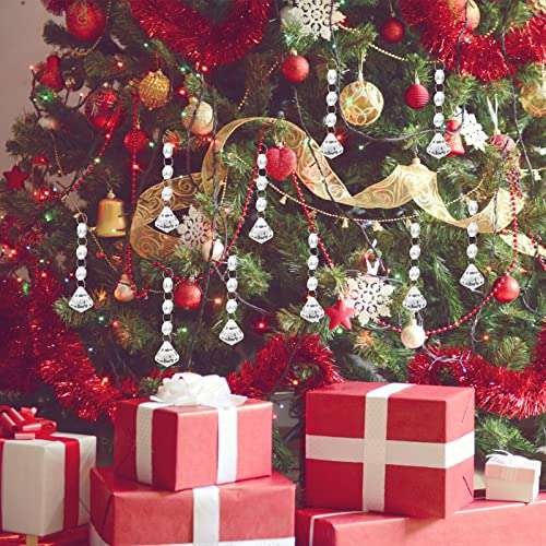 30 Piezas Adornos Acrílicos para árboles de Navidad Colgantes de Cristal Decoraciones