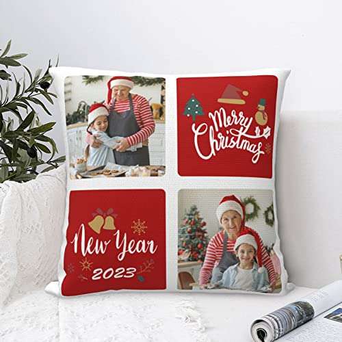 Cojines Navidad Personalizado con Foto (varios modelos y tamaños)