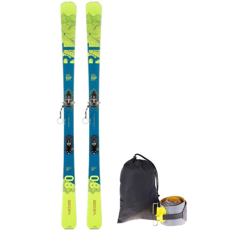 Pack de esquí de travesía Wedze RT 500 para iniciación en estaciones de esquí