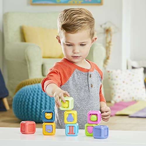 Playskool Bloques de construcción con diseño de Animales, Bloques de Juguete para niños pequeños y bebés a Partir de 6 Meses