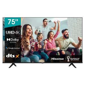 Hisense TV LED 190,5 cm (75") UHD 4K , Dolby Vision, HDR 10+, HDMI 2.1