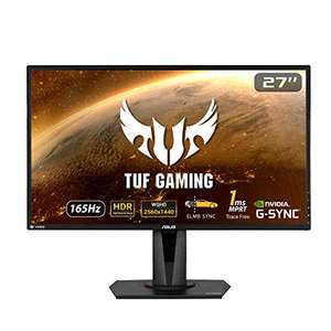 Asus TUF Gaming VG27WQ1B - Monitor curvo de 27'' WQHD (2560 x 1440, 165 Hz, 1 ms, 1500R, 16:9, FreeSync Premium, HDR10, HDMI, DP)