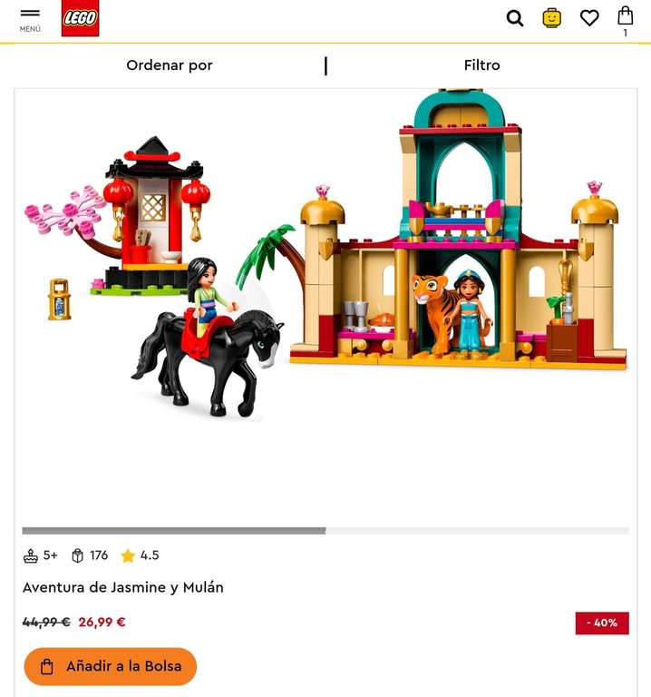 Varios sets rebajados de LEGO