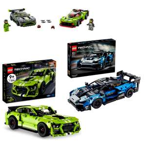 LEGO Technic McLaren, ford mustang y speed champions