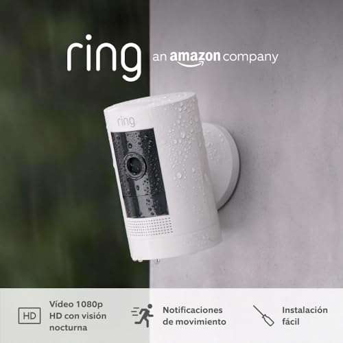 Ring Cámara de vigilancia wifi HD con comunicación bidireccional