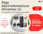 Experiencia de regalo por la compra de productos Moulinex + 300 € dto. en electrodomésticos eficientes LG