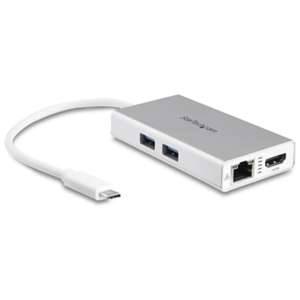 Adaptador USB-C Multifunción para Portátiles de StarTech.com - 4K HDMI, USB 3.0 y Entrega de Potencia - Blanco