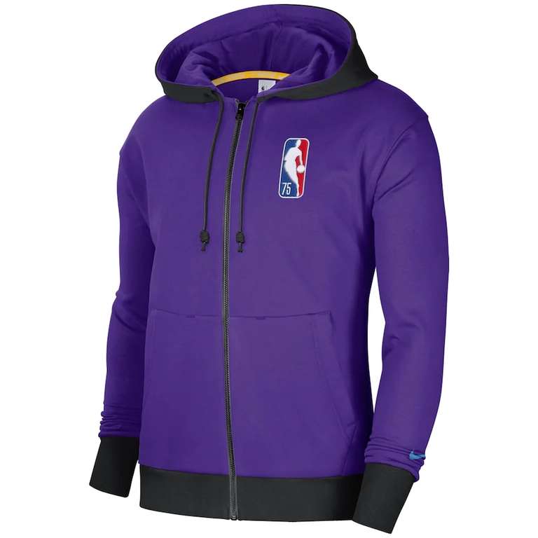 Chaqueta Lakers Nike City Edition Fleece Full Zip Hoodie - Mens