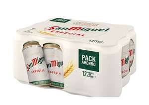 36 Latas de Cerveza San Miguel especial Lager (comprando 3 packs)