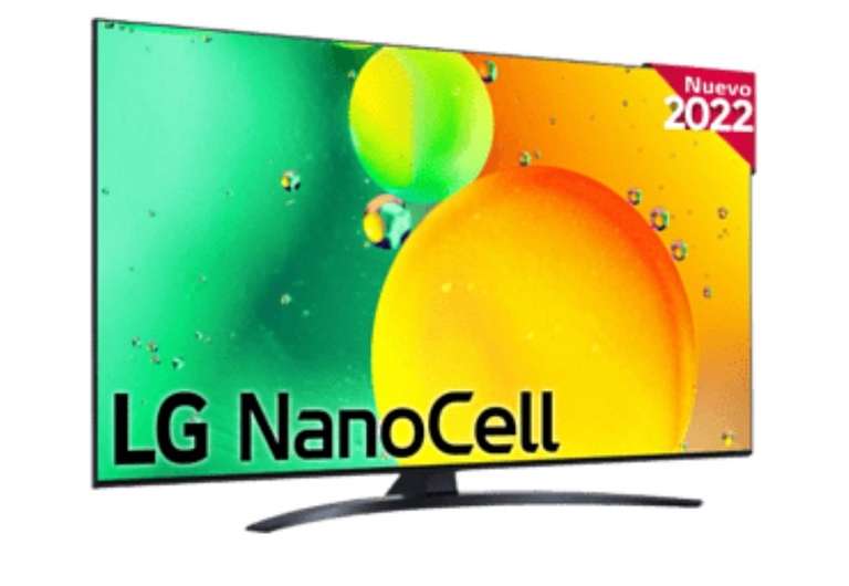 TV LED 65" - LG 65NANO766QA, UHD 4K, Procesador Inteligente α5 Gen5 AI Processor 4K, Smart TV, DVB-T2 (H.265)