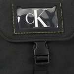 Calvin Klein Jeans Cargo Flap Reporter18, Bolsa para Hombre, Black, One Size