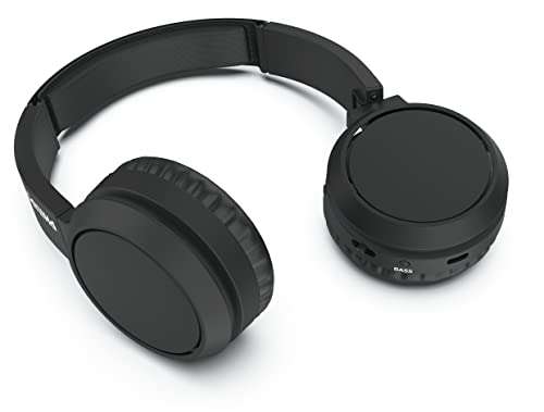 Oferta PHILIPS H4205BK/00 Auriculares inalámbricos Bluetooth, Carga rápida, Aislamiento acústico, Diseño Plegable, Negro (Black)